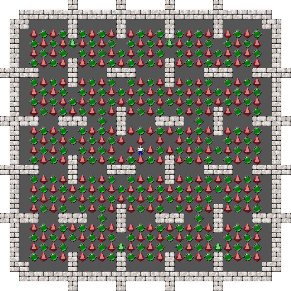 Sokoban Sasquatch 06 Arranged level 81